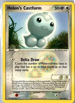 HOLON'S CASTFORM 44/110 UNCOMMON HOLON PHANTOMS POKEMON LP - Image 1