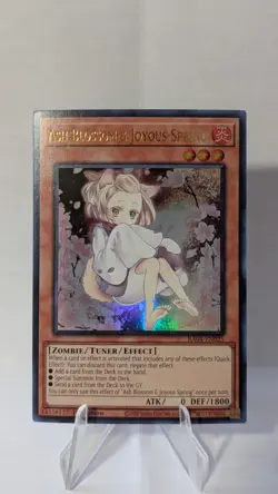 Ash Blossom and Joyous Spring (Alternate Art)-UR 1st Edition-RA04-EN025 YuGiOh - Image 1