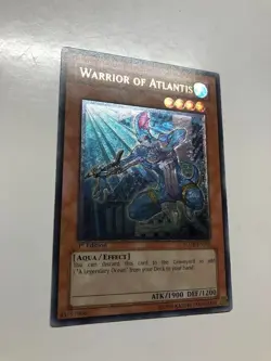USA Seller Yugioh Warrior Of Atlantis FOTB-EN016 Ultimate Rare 1st Ed VLP - Image 2