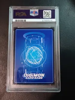 Digimon Card Game Battle of Omni Omnimon Zwart Defeat Secret Rare BT5-112 PSA 9 - Image 3