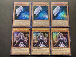 3x Ghost Belle & Haunted Mansion + 3x Ghost Mourner | Secret Rares | YuGiOh! - Image 1