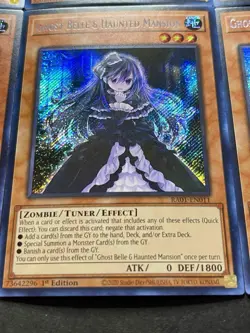 3x Ghost Belle & Haunted Mansion + 3x Ghost Mourner | Secret Rares | YuGiOh! - Image 4