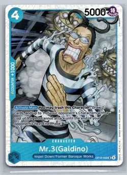 One Piece Mr.3(Galdino) (056) The Time of Battle NM - Image 1