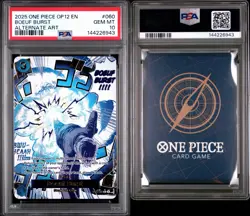 ONE PIECE OP12-LEGACY OF THE MASTER ALTERNATE ART #060 BOEUF BURST PSA 10 - Image 3