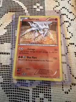 Pokemon TCG Reshiram Black Star Promos Holo Card BW23 2011 - Image 1