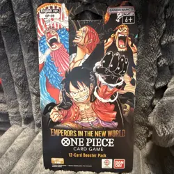 Bandai One Piece Card Game OP-09 Emperors in the New World Booster Pack 12 Eng - Image 1