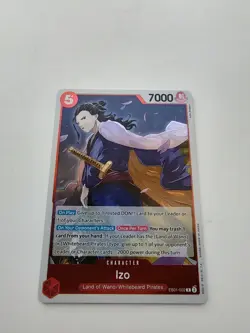 Izo R EB01-002 Memorial Collection One Piece Card Game TCG English - Image 1