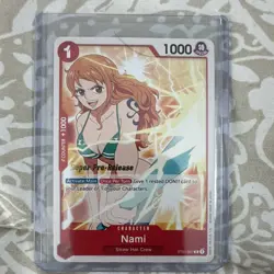 One Piece Super Pre-Release Promo Foil Set Nami Chopper Robin Vivi Bandai NM - Image 3