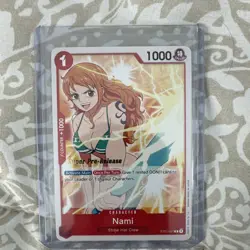 One Piece Super Pre-Release Promo Foil Set Nami Chopper Robin Vivi Bandai NM - Image 4