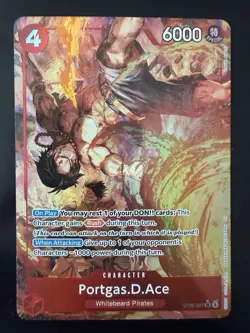 One Piece TCG Portgas.D.Ace (Parallel) ST30-007 Starter Deck EX Luffy & Ace Foil - Image 2