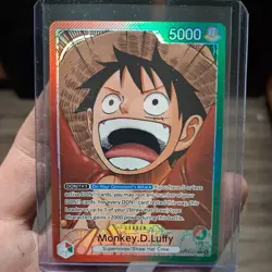 One Piece CCG Monkey D. Luffy OP13-001 Leader Alt Art Foil 5000 EN - Image 1