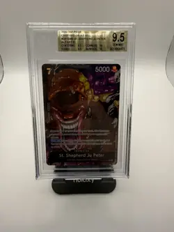 One Piece CCG St Shepherd Ju Peter Op13 084 Alternate Art Bgs 9.5 - Image 1