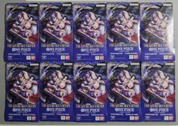 One Piece TCG The Azure Sea’s Seven OP-14 Sleeved Booster Pack Lot Of 10 Sealed - Image 1