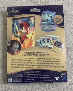 Disney Lorcana Fabled Collection Starter Set 4 Packs Tinkerbell Promo New Sealed - Image 2