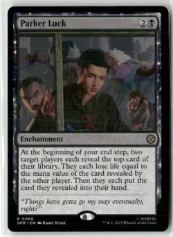 Parker Luck 60 NM MTG Marvel's Spider-Man Magic - Image 1