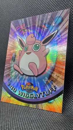 Topps Pokemon Card - Rainbow Foil #40 Wigglytuff - Black Label - Near Mint - Image 2