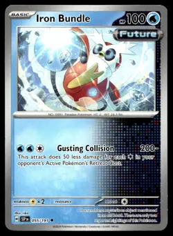 Iron Bundle 55/191 Pokemon Card Surging Sparks Uncommon 100 HP Lightly Played F2 - Image 1