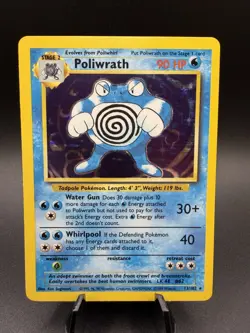 Poliwrath - 13/102 - Holo Rare - Base Set Unlimited - Pokemon Card - Image 1