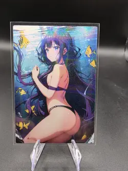 Aki Adagaki Holographic Anime Collectible Trading Card - Image 2