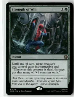 Strength of Will 118 NM MTG Marvel's Spider-Man Magic - Image 1