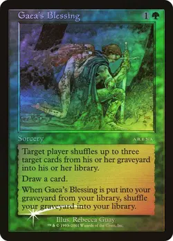 Magic The Gathering MTG GAEA'S BLESSING FOIL Arena League Promos NM Near Mint - Image 1