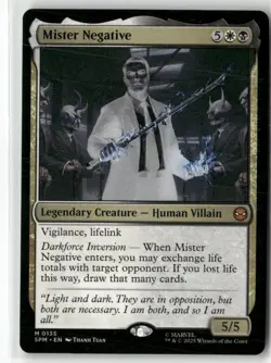 Mister Negative 135 NM MTG Marvel's Spider-Man Magic - Image 1