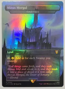Minas Morgul Borderless Foil Cabal Coffers LOTR Lord of the Rings MTG - Image 1