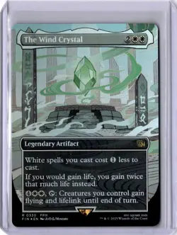 The Wind Crystal (Borderless) R foil FINAL FANTASY 330 Near Mint - Image 1