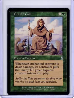 Druid's Call #239 Uncommon Odyssey MTG LP - Image 1