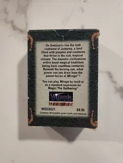 Magic the Gathering Mtg MIRAGE Starter Deck 1996 Empty BOX ONLY 742818065214 - Image 2