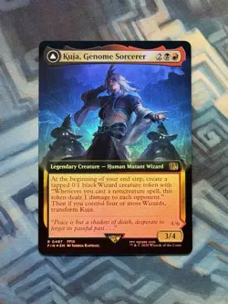 MTG Foil Extended Art Kuja, Genome Sorcerer NM Unplayed Final Fantasy - Image 1