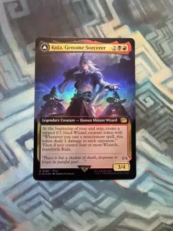 MTG Foil Extended Art Kuja, Genome Sorcerer NM Unplayed Final Fantasy - Image 2