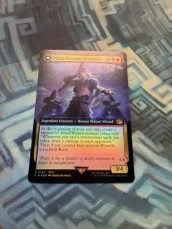 MTG Foil Extended Art Kuja, Genome Sorcerer NM Unplayed Final Fantasy - Image 3