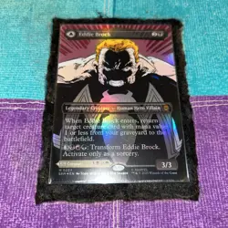 MtG Magic the Gathering Marvel Spider-Man Eddie Brock Borderless Foil #0233 NM - Image 1