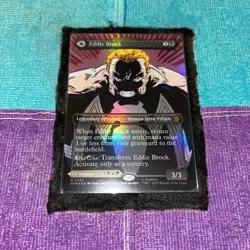 MtG Magic the Gathering Marvel Spider-Man Eddie Brock Borderless Foil #0233 NM - Image 2