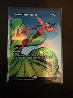 FOIL** Heroic Intervention Borderless Marvel Super Heroes MTG NM 0079 - Image 1