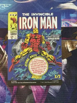 MTG - Tony Stark/The Invincible Iron Man - Double Faced - Borderless FOIL #392 - Image 3