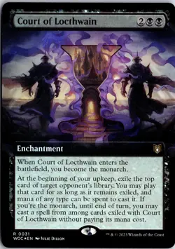 Court of Locthwain (Extended Art) 31 Commander: Wilds of Eldraine MTG NM/M - Image 1