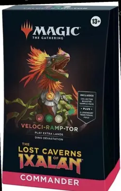 MTG Veloci-Ramp-Tor Commander Deck Lost Caverns of Ixalan English NEW Sealed - Image 1