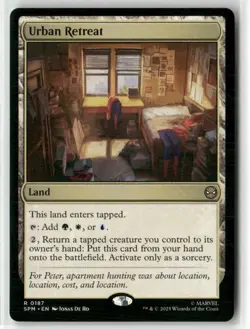 Urban Retreat 187 NM MTG Marvel's Spider-Man Magic - Image 1