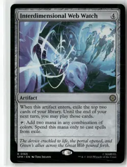 Interdimensional Web Watch 165 NM MTG Marvel's Spider-Man Magic - Image 1