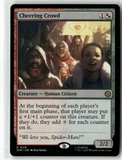 Cheering Crowd 126 NM MTG Marvel's Spider-Man Magic - Image 1