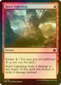 mtg magic burst lightning FOIL ENGLISH eclair explosif 2 available - Image 1