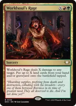Worldsoul's Rage - Near Mint MTG Commander: Edge of Eternities - Image 1