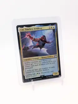 MTG - Cid, Timeless Artificer (0409) - FOIL Uncommon #0409 - Final Fantasy NM - Image 1