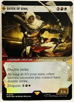 Bayek of Siwa (Showcase) -#142-MTG- Universes Beyond: Assassin's Creed-FOIL-NM - Image 1