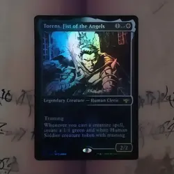 Torens, Fist of the Angels (Showcase) 328 VOW Rare Foil NM MTG Card English - Image 1