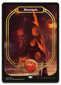 Mountain (Full Art) #94 (NM) Unsanctioned UND Magic MTG - Image 1