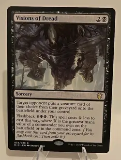 Visions of Dread MTG Commander: Innistrad: Midnight Hunt Regular - Image 1
