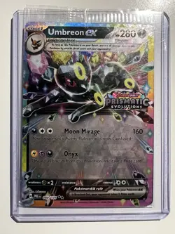 SEALED Pokemon Prismatic Evolutions Umbreon EX 60/131 Surprise Box Stamped Promo - Image 1